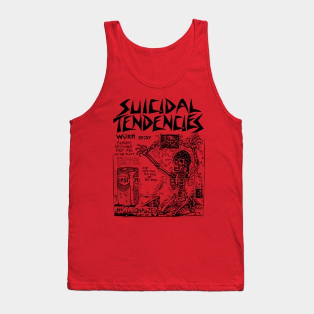 Suicidal Tendencies †††† Punk Flyer Tribute Design Tank Top by CultOfRomance